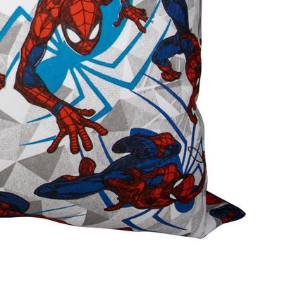 Fronha Avulsa KazzaVip Malha 100% Algodão Disney Estampada Spider Star 48cmx68cm Cinza
