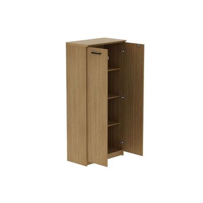 Armário de Escritório ME-4198 c/ 2 Portas c/ Chave Amêndoa - Tecno Mobili