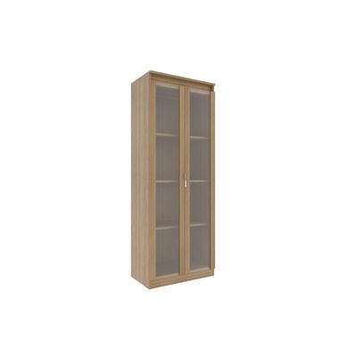 Armário Multiuso Lavanderia AM-3111 c/ 2 Portas c/ Vidro Amêndoa - Tecno Mobili