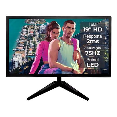 PC Gamer Completo Profissional, Intel Core i5, GT730 4GB, 16GB de Ram, SSD 480GB, Monitor 19"