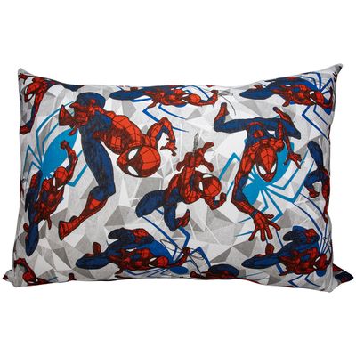 Fronha Avulsa KazzaVip Malha 100% Algodão Disney Estampada Spider Star 48cmx68cm Cinza