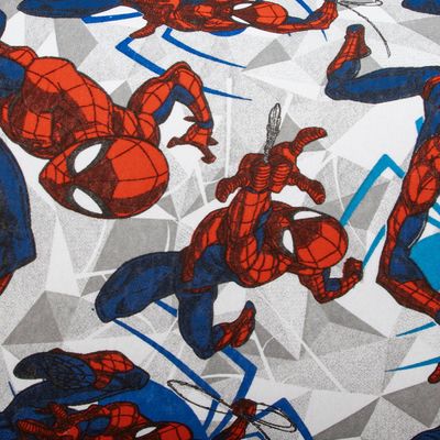 Fronha Avulsa KazzaVip Malha 100% Algodão Disney Estampada Spider Star 48cmx68cm Cinza