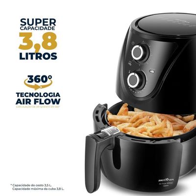 Air Fryer Britânia 3,8L Bella Cuccina Sem Óleo 1500W BCFR04 110V