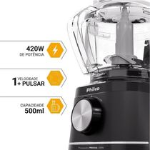 Processador Philco 420W Jarra Para 500ml PMN04A 220V