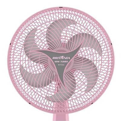 Ventilador Rosa Britânia 2 em 1 Maxx Force 60W BVT302 110V