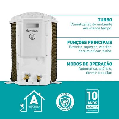 Ar Condicionado Split 9000 BTU/h Prime Quente E Frio 220V