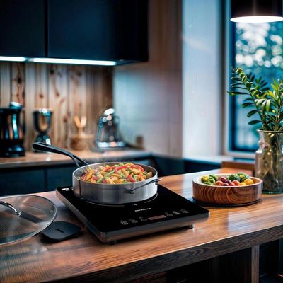 Cooktop De Indução Britânia Portátil Painel Touch BCTE10A 220V
