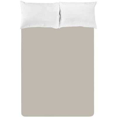 Lençol Avulso King Size Liso com Elástico 180 Fios - Fiori Kaki