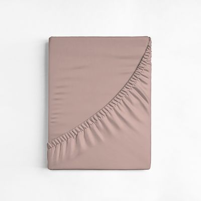Lençol Avulso King Size Liso com Elástico 180 Fios - Fiori Rosa antigo