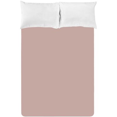 Lençol Avulso King Size Liso com Elástico 180 Fios - Fiori Rosa antigo