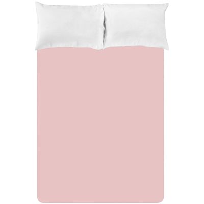 Lençol Avulso King Size Liso com Elástico 180 Fios - Fiori Rosa claro