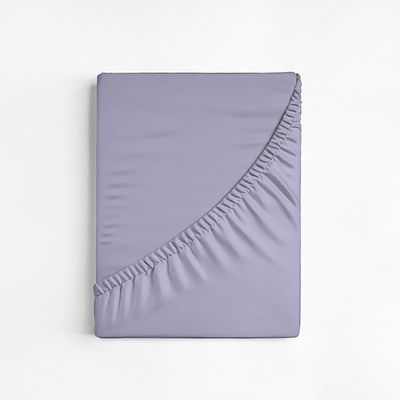 Lençol Avulso King Size Liso com Elástico 180 Fios - Fiori Violeta