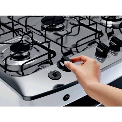 Fogão Consul 5 Bocas CFS5NAB com Mesa de Inox e Acendimento Automático Bivolt - Branco
