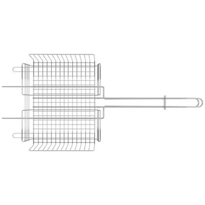 Grelha Multiuso Tramontina Churrasco em Aço Inox 70,2 x 31,5 cm