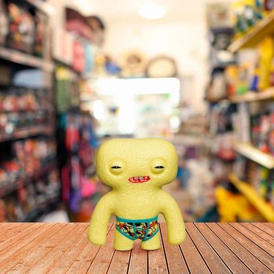 Mini Boneco Colecionável Fuggler 6cm - Squidge Amarelo