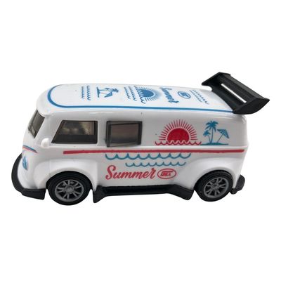 Mini Carrinho Pull Back Garagem S.A. Turbo Aventura - Branco Summer