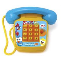 Brinquedo Galinha Pintadinha Mini Telefone Sonoro Elka - 1087