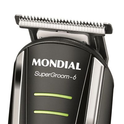 Aparador de Pelos Elétrico Mondial Super Groom 6 em 1 BG-04 - Bivolt UNICA