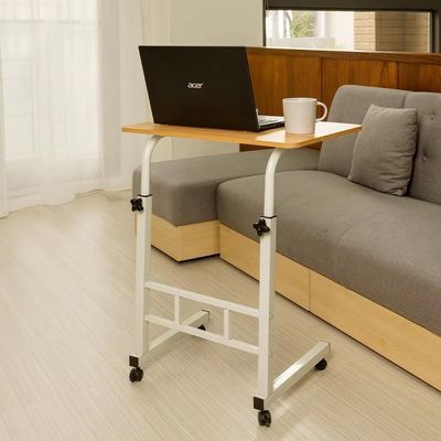 Mesa Para Com Rodinhas Altura Ajustavel Multifuncional Jantar Cama Sala Home Office Marfim