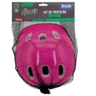 Kit De Proteção Infantil Xtreme - 7 Peças - Wellmix - Rosa