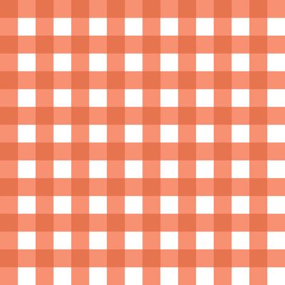 Papel de Parede Doce Estilo Xadrez Laranja 82311