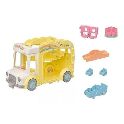 Sylvanian Families Ônibus Arco-íris Jardim Da Infância 5744