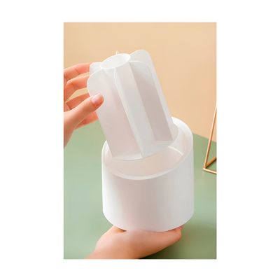 Porta Pincéis 360° com 7 Compartimentos – Organização Prática e Elegante para Cosméticos Pés Antiderrapantes