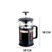 Cafeteira Prensa Francesa Chá Café 350ml Aço Inox Vidro - Café e Chá Perfeitos a Cada Infusão