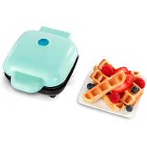 Mini Máquina de Waffle Quadrada Elétrica Antiaderente | Waffles Perfeitos em Minutos.110V