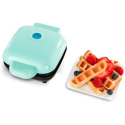 Mini Máquina de Waffle Quadrada Elétrica Antiaderente | Waffles Perfeitos em Minutos.110V
