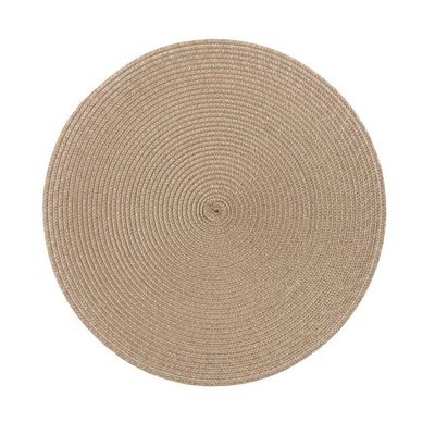 Kit Mesa Posta Copa E Cia 2 Lugares Listras Taupe