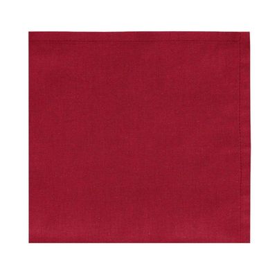 Guardanapo Copa E Cia 4 Peças Home 45x45cm Liso Vermelho