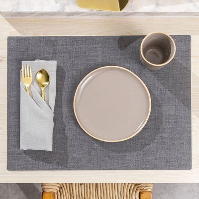 Jogo Americano Copa E Cia Avulso Cozy 30x45 Cm Grey