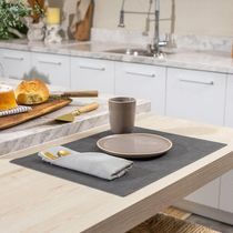 Jogo Americano Copa E Cia Avulso Cozy 35x48 Cm Grey