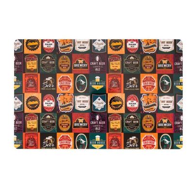 Jogo Americano Copa E Cia Avulso Pvc Print Beer Stamps