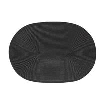 Jogo Americano Copa E Cia Avulso Luna Oval Preto