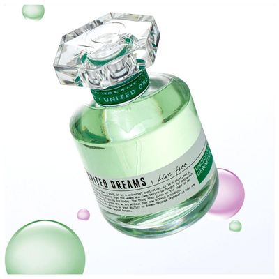 Benetton United Dreams Live Free Eau De Toilette - Perfume Feminino 80ml