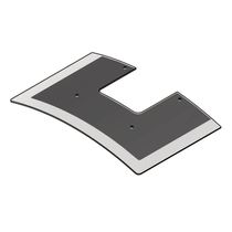 Vidro Curvo Para Coifa De Parede 70Cm