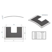 Vidro Curvo Para Coifa De Parede 75Cm