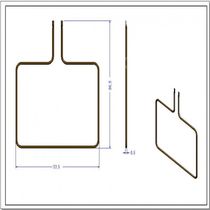 Resistência Superior Para Fornos De Embutir Verde 110V