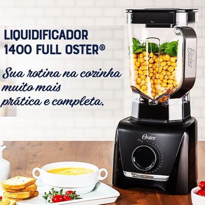 Liquidificador Oster OLI610 1400W Full Black 3,2 Litros 220V