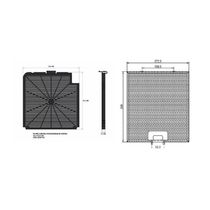 Kit Filtros Cvc Slim Fogatti Alumínio E Carvão Ativado Preto Com Alumínio