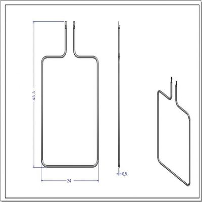 Kit Resistência Superior Para Forno SMART60S 220V - 5 Peças Verde 220V