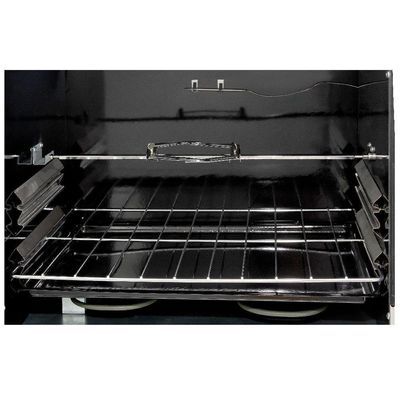 Forno Elétrico Bancada Fogatti SMART60S Com Espeto Giratório Preto 110V