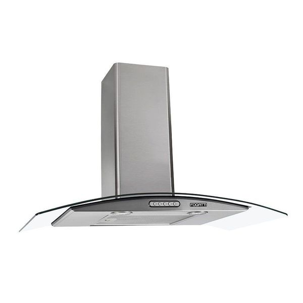 Fogatti Coifa 80cm Curved Glass Duct Slim 110V