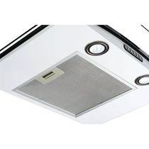 Coifa De Parede 80cm Vidro Curvo Slim Fogatti Branco 110V