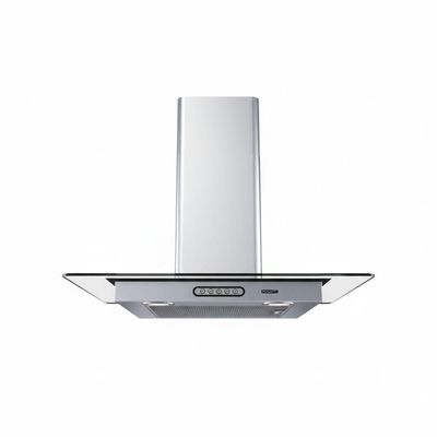 Coifa De Parede 70cm Vidro Reto Duto Slim Fogatti Inox 110V