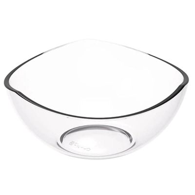 Conjunto 6 Potes de Sobremesa 265ml Tigela Redonda 2,3L Plástico Transparente Doces Saladas