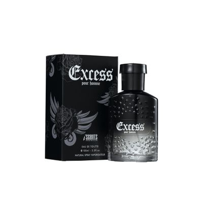 Kit 2 Perfumes Noir Gem-Excess Eau de Toilette 100ml para Homem