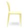 Kit 06 Cadeiras Para Cozinha Área Gourmet Jardim Empilhável Larsen P03 Amarelo - Lyam Decor